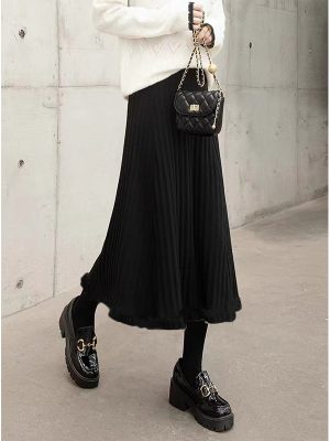 Fall/Winter Knitted Umbrella Skirt