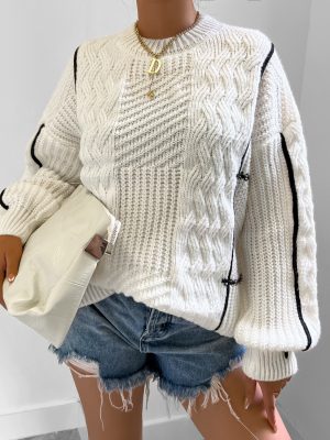 Round Neck Sweater for Women in Autumn/Winter