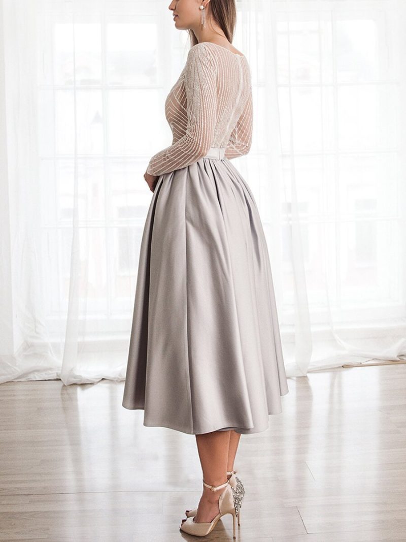 Embroidered Wide Hem Maxi Dress - Image 3