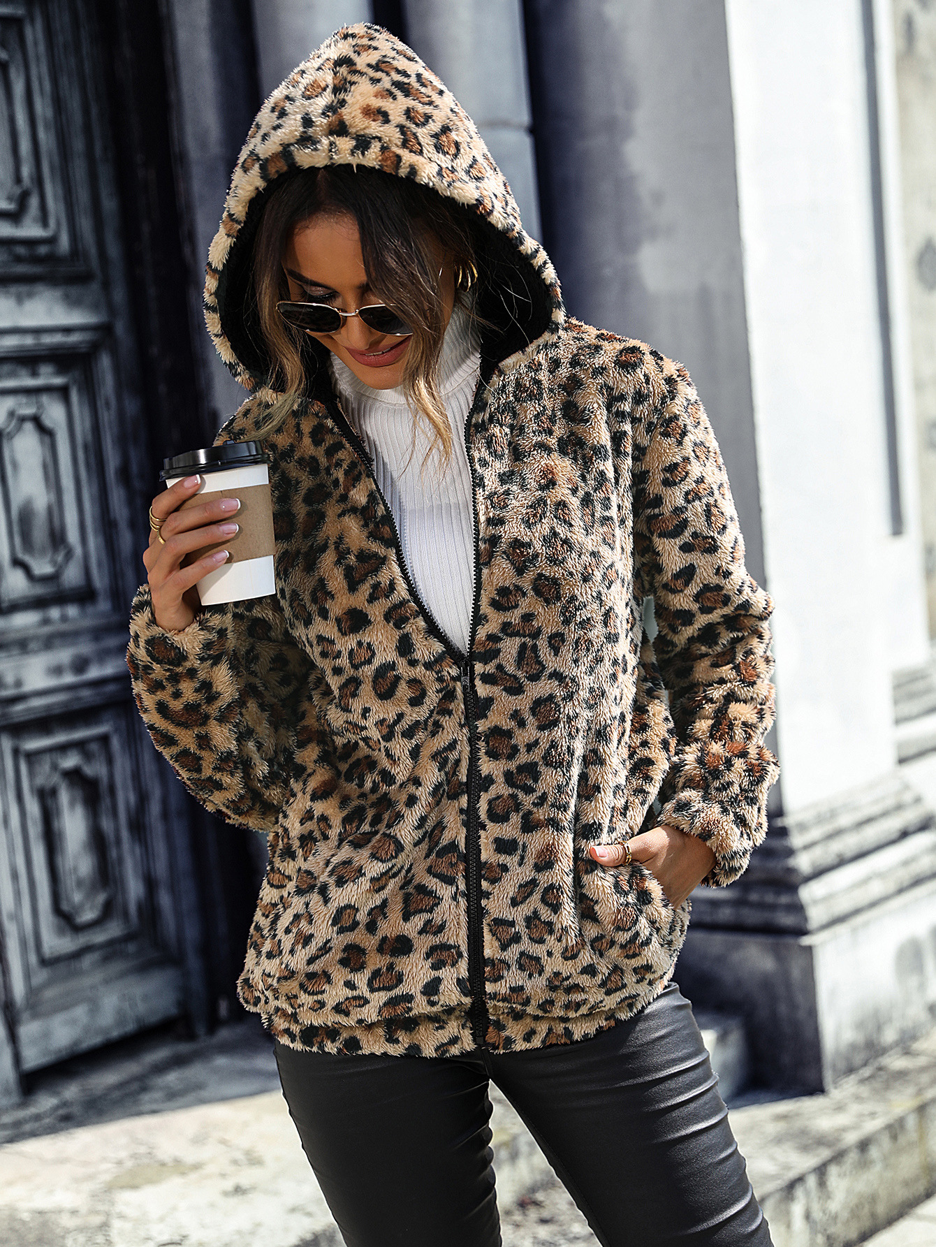 Coffee Color and Leopard Print