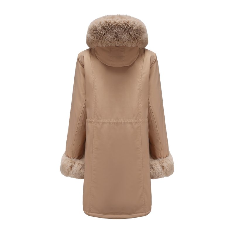 Winter Parka with Detachable Fur Collar - Image 2