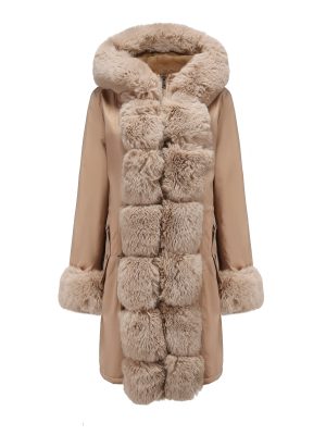 Winter Parka with Detachable Fur Collar