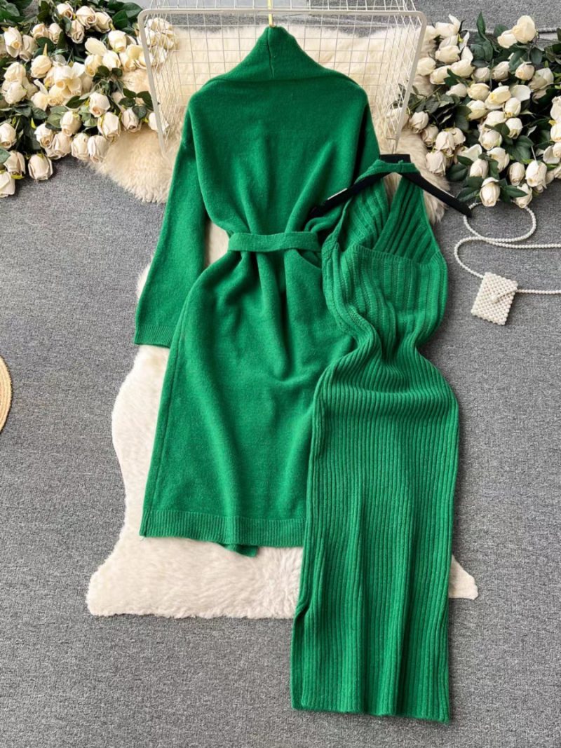Elegant High-Grade Slim Fit Cardigan Suit - Image 2