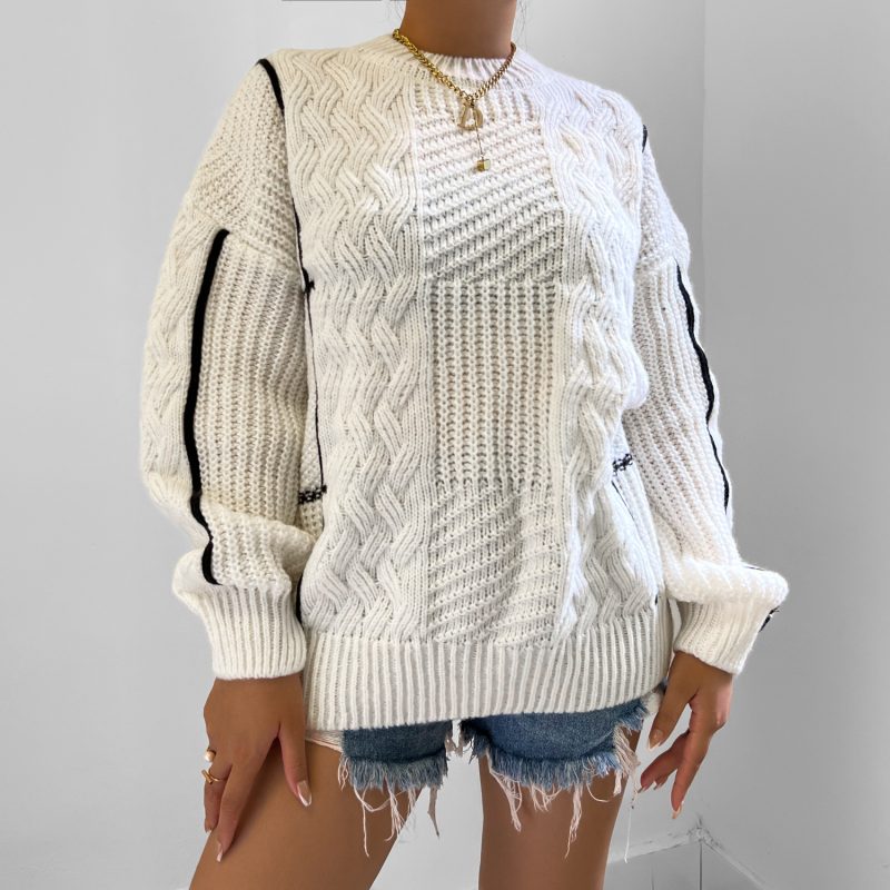 Round Neck Sweater for Women in Autumn/Winter - Image 2