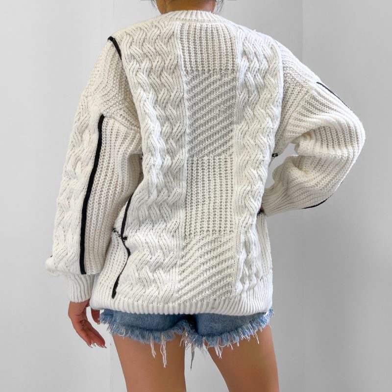 Round Neck Sweater for Women in Autumn/Winter - Image 4