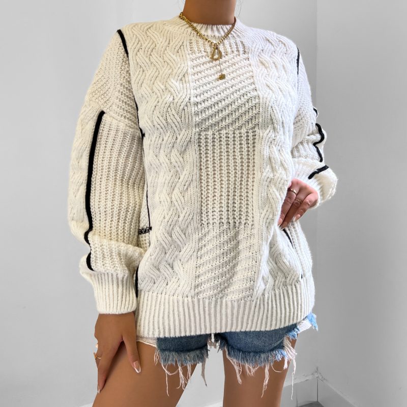 Round Neck Sweater for Women in Autumn/Winter - Image 3