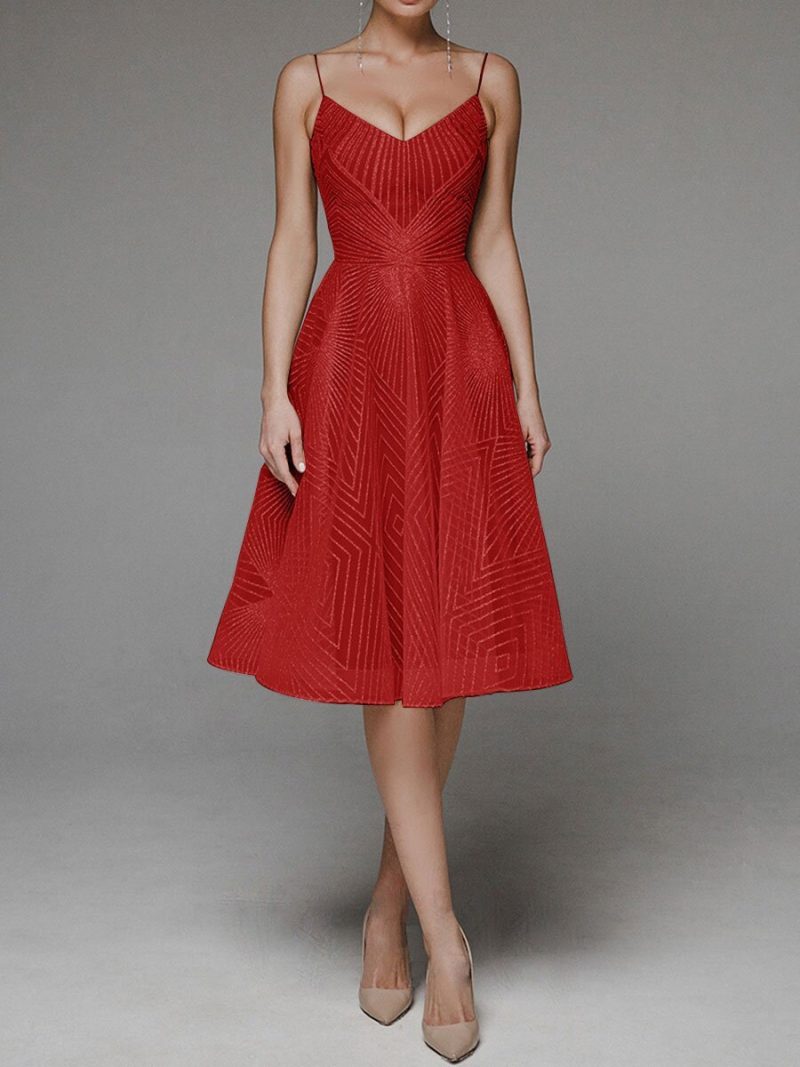 Strap Embroidered Maxi Dress - Image 4