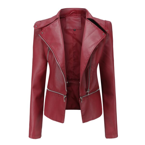 New Leather Coat with Detachable Hem for Women - Image 5