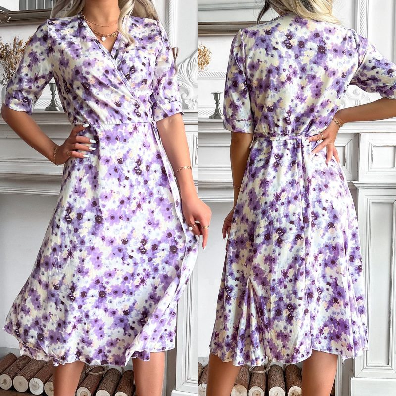One-Piece Mid-Length Dress for Women - Image 5