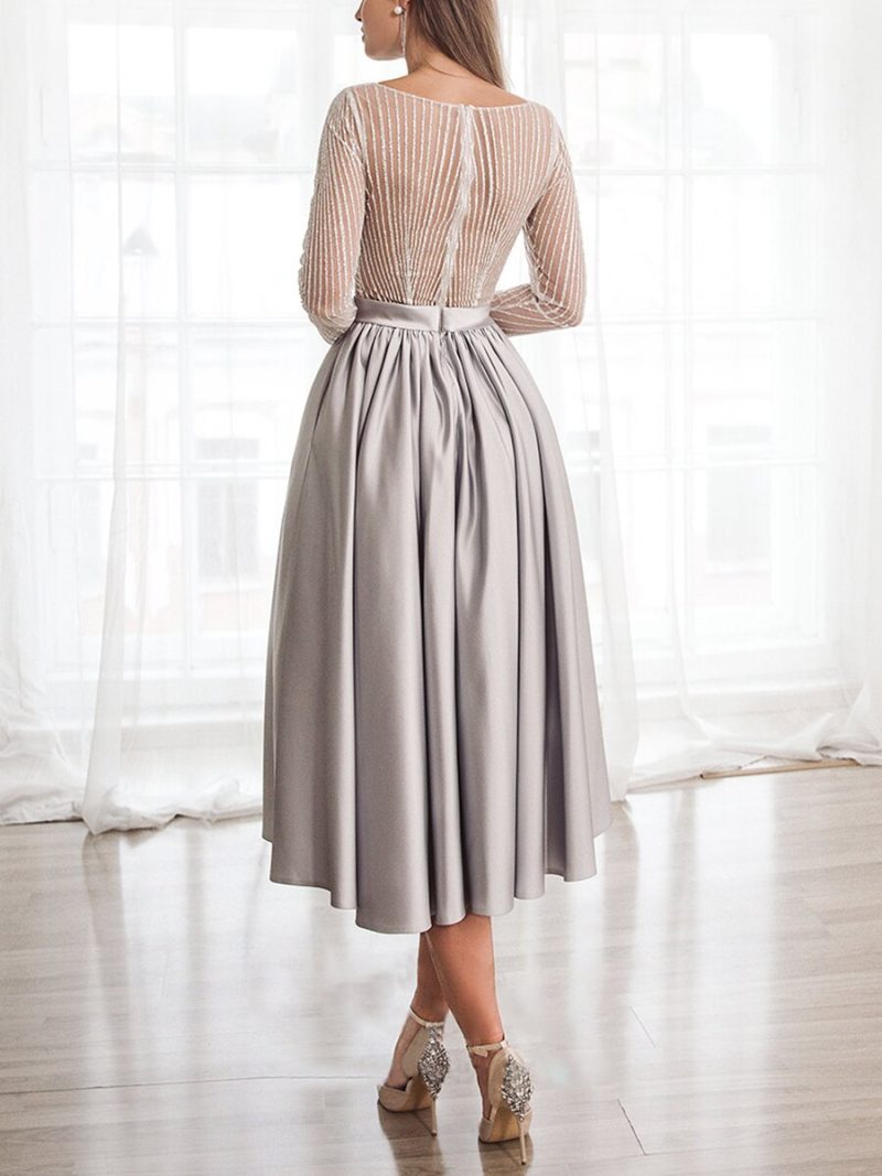 Embroidered Wide Hem Maxi Dress - Image 4