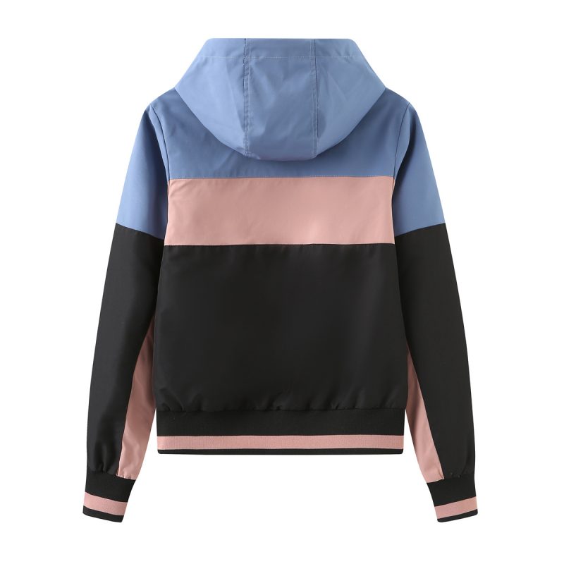Spring/Autumn Long Sleeve Drawstring Coat for Women" - Image 3