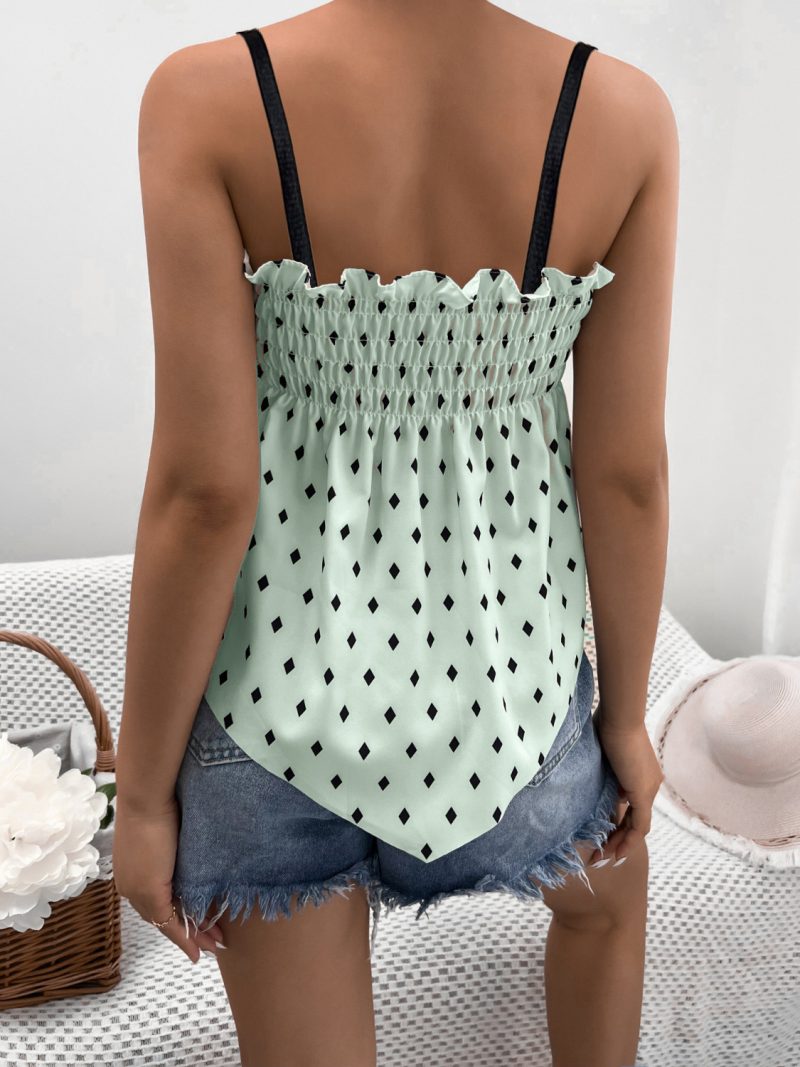Printed Camisole Vacation Top for Women - Image 3