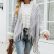 Fur Collar Tassel Shawl Cardigan