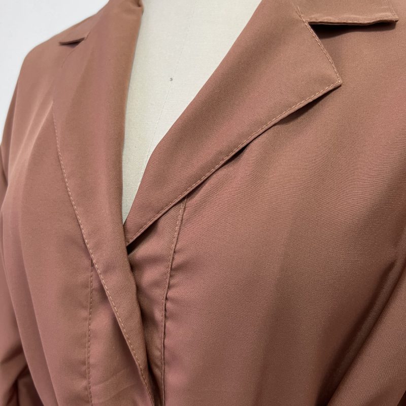 Classic Belted Long Coat for Women in Autumn/Winter - Image 3