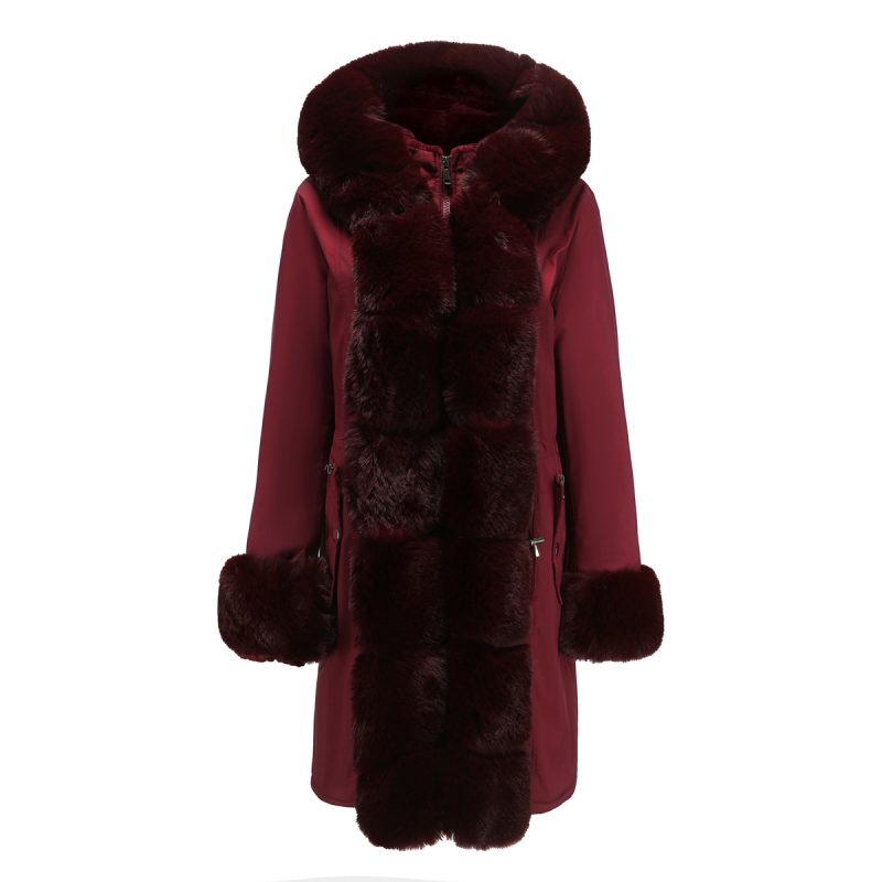 Winter Parka with Detachable Fur Collar - Image 8