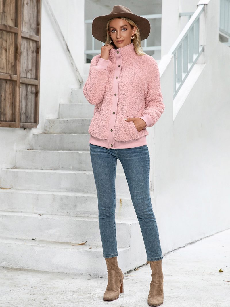 Double-Sided Plush Lamb Wool Coat - Image 8