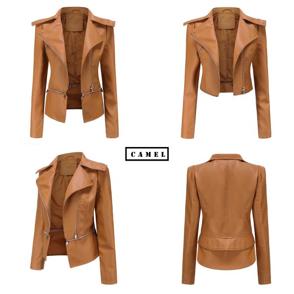 New Leather Coat with Detachable Hem for Women - Image 6