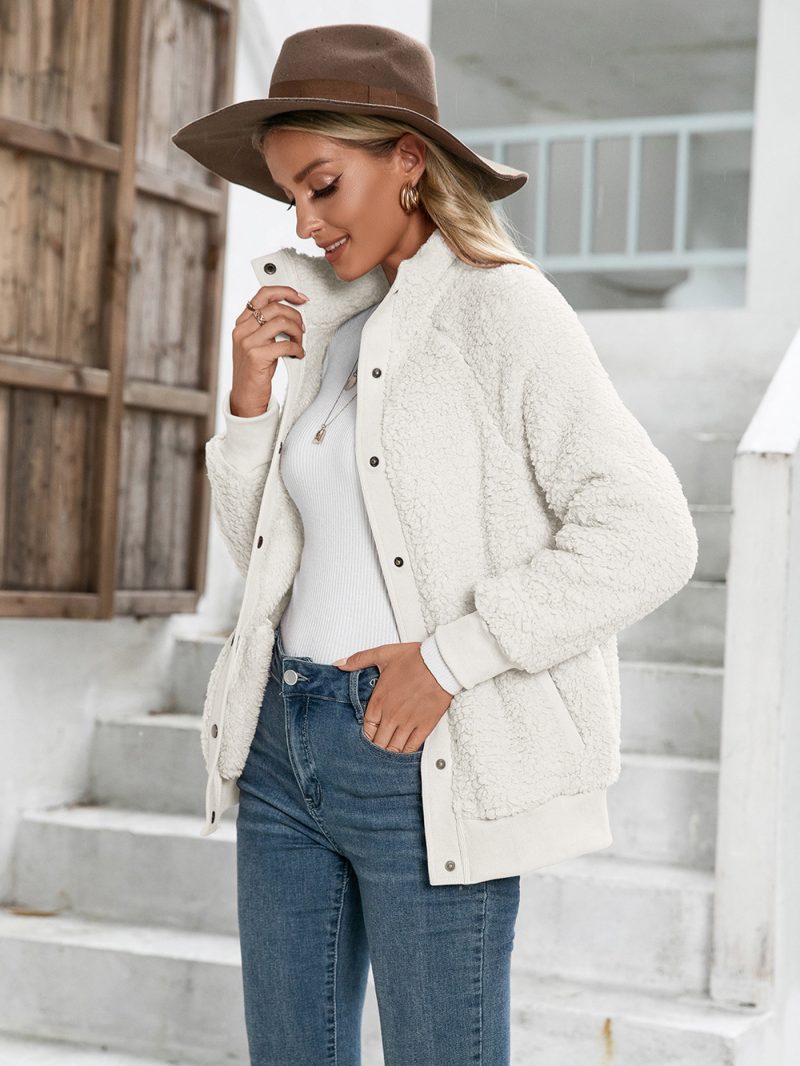 Double-Sided Plush Lamb Wool Coat - Image 7
