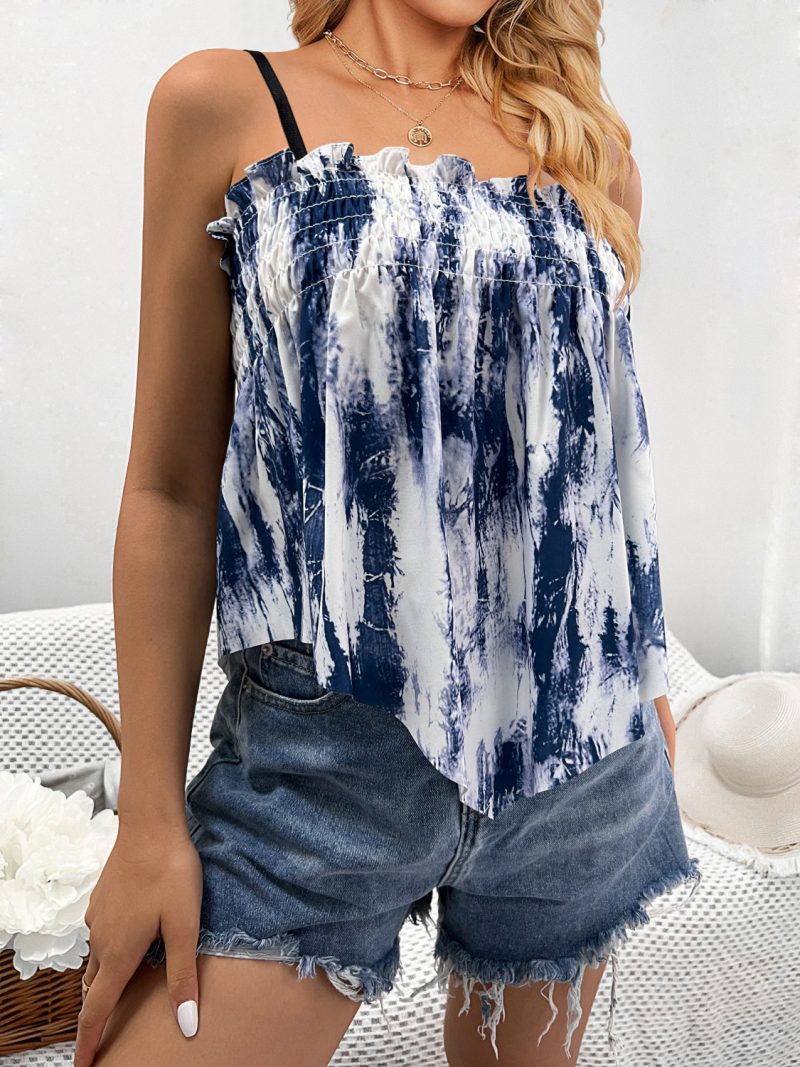 Printed Camisole Vacation Top for Women - Image 4
