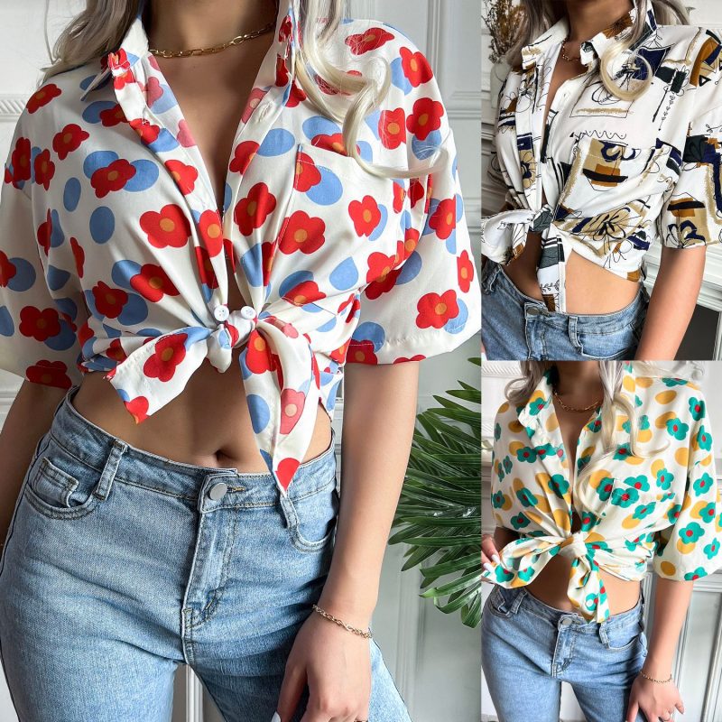 Printed Shirt for Women - Perfect for Spring/Summer - Image 5