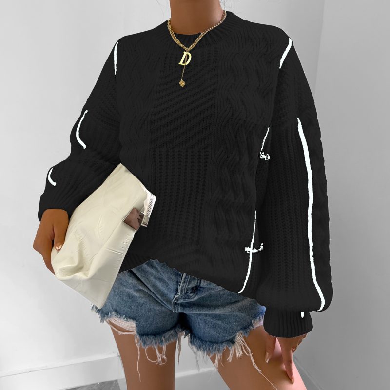 Round Neck Sweater for Women in Autumn/Winter - Image 5