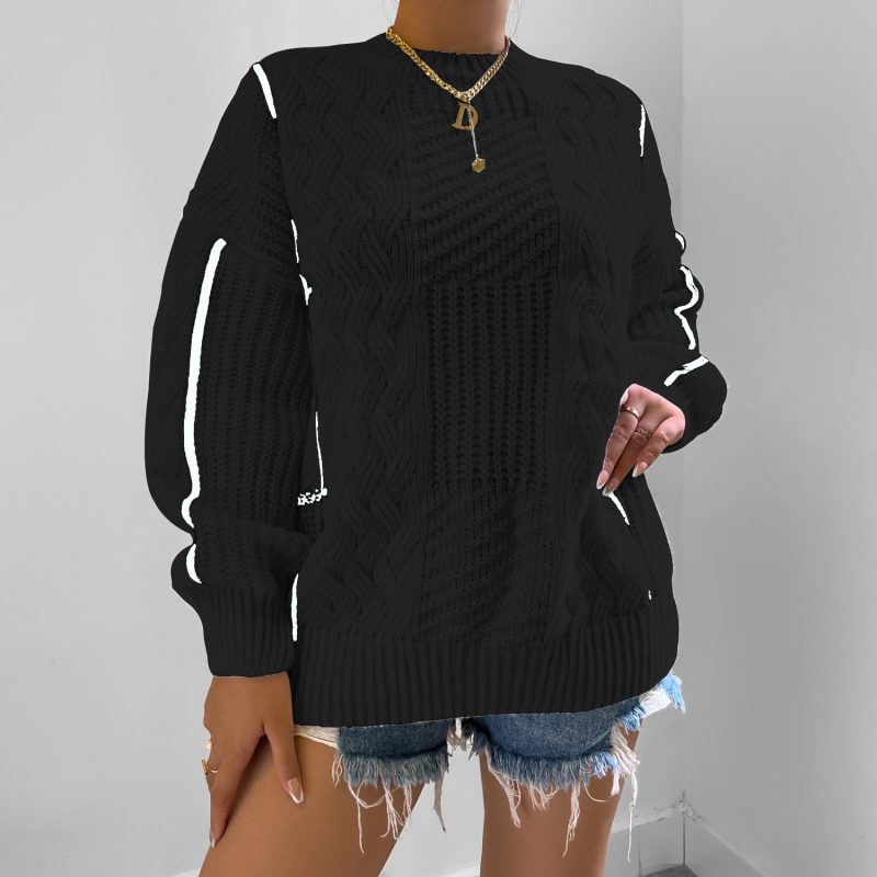Round Neck Sweater for Women in Autumn/Winter - Image 6