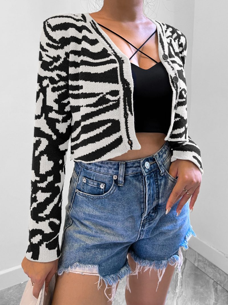 Knitwear Sweater with Breasted Coat for Autumn/Winter - Image 7