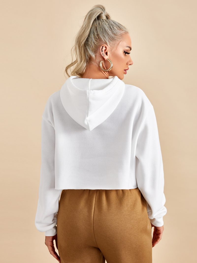Street BF Cropped Hooded Pullover - Image 2