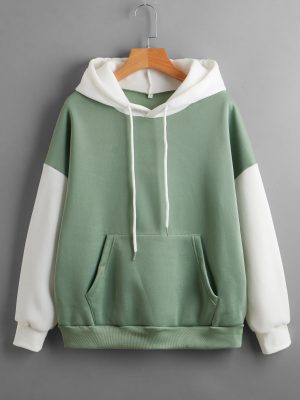 Fleece-Lined Color-Matching Hoodie