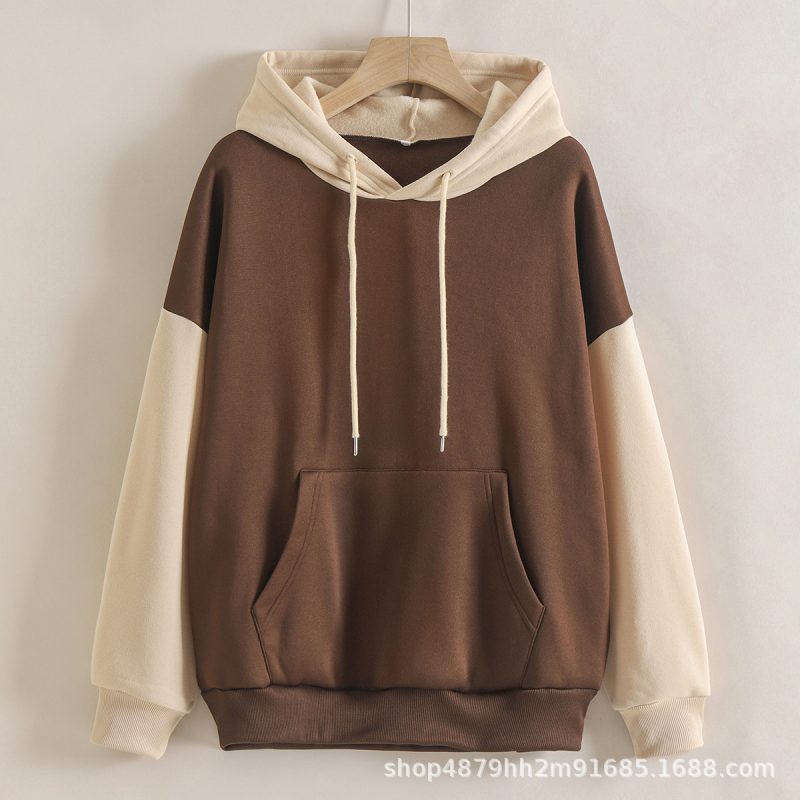 Fleece-Lined Color-Matching Hoodie - Image 14