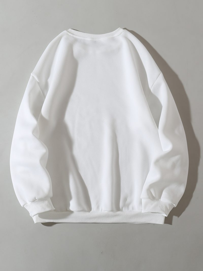 Skin Color Fleece Cartoon Pullover - Image 2