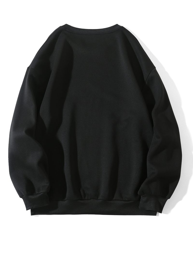 Skin Color Fleece Cartoon Pullover - Image 6