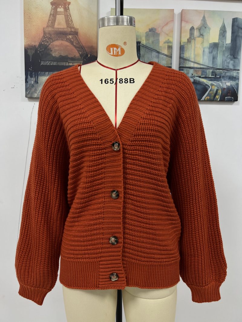 Single-Breasted Knitted Cardigan | Autumn Winter Sweater - Image 6