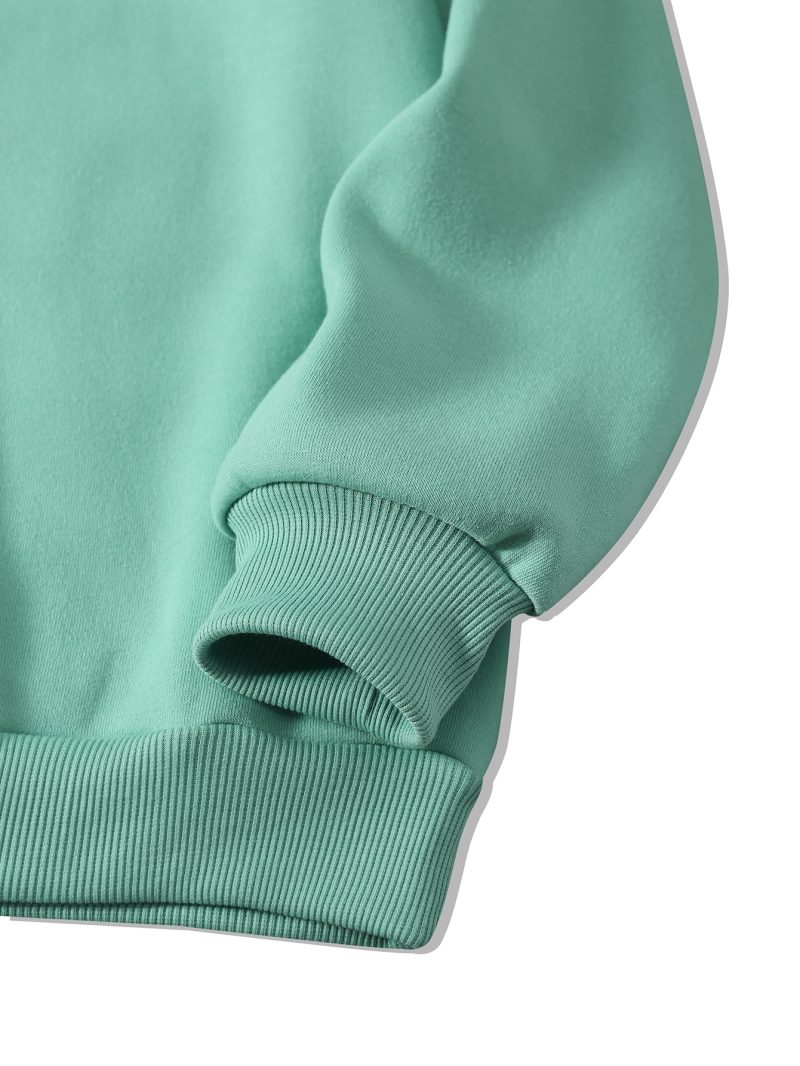 Thickened Round Neck Fleece Sweater - Image 3