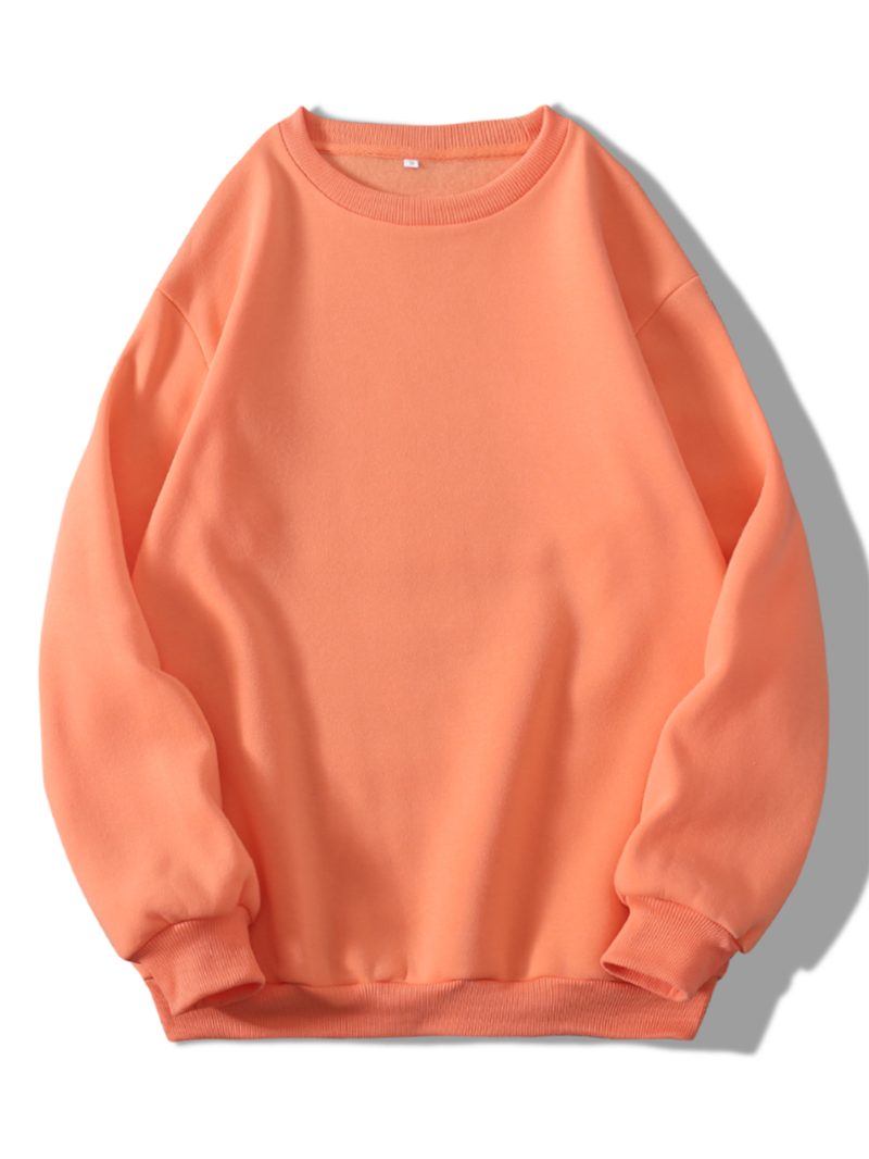 Thickened Round Neck Fleece Sweater - Image 6