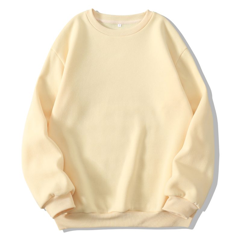 Thickened Round Neck Fleece Sweater - Image 8