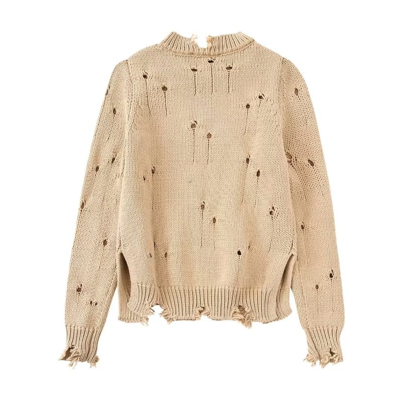Autumn Round Neck Loose Sweater - Image 4