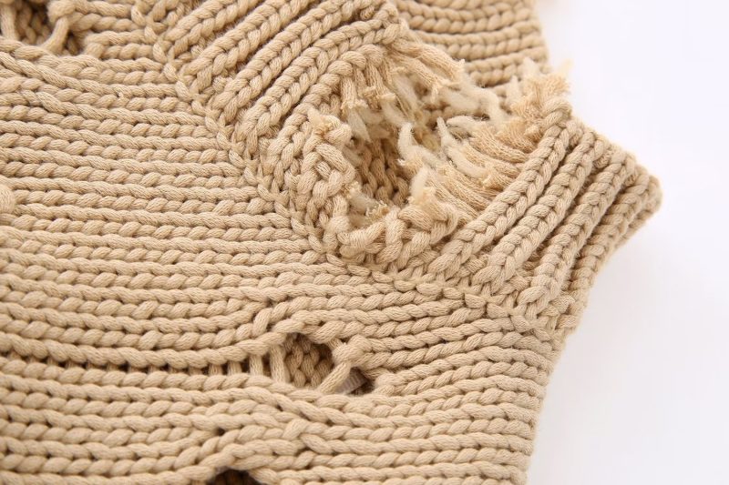 Autumn Round Neck Loose Sweater - Image 11
