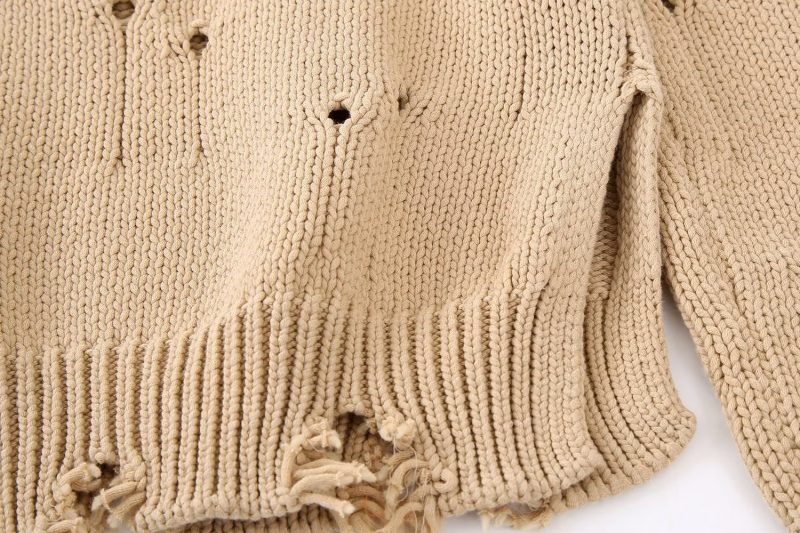 Autumn Round Neck Loose Sweater - Image 14