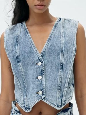 Simple Color Stitching Vest – Winter Trend