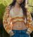 Knitted Halter Lace-Up Top Set