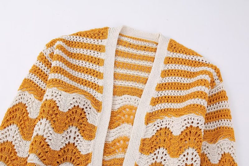Knitted Halter Lace-Up Top Set - Image 5