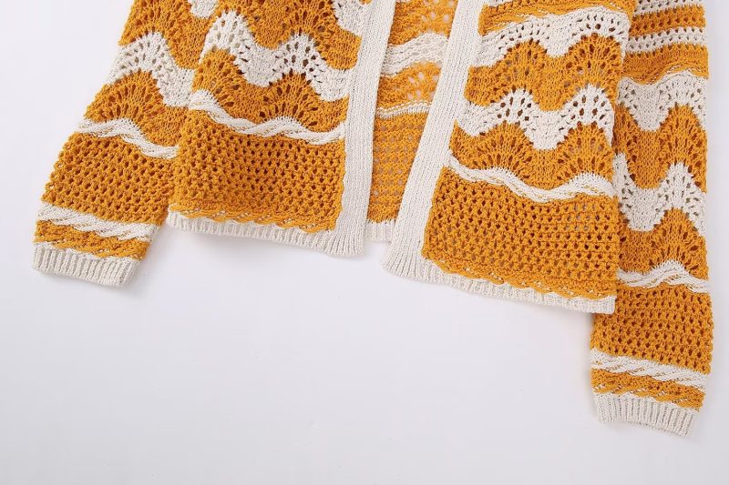 Knitted Halter Lace-Up Top Set - Image 6