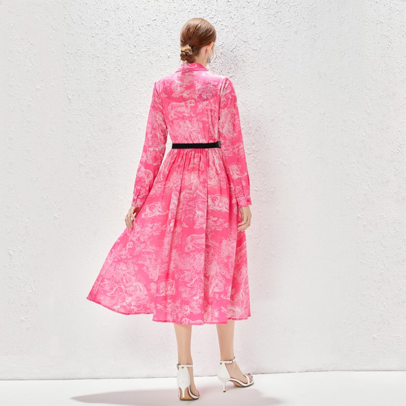 Animal Print Loose Dress | Women's Spring & Summer 2023 - Image 4