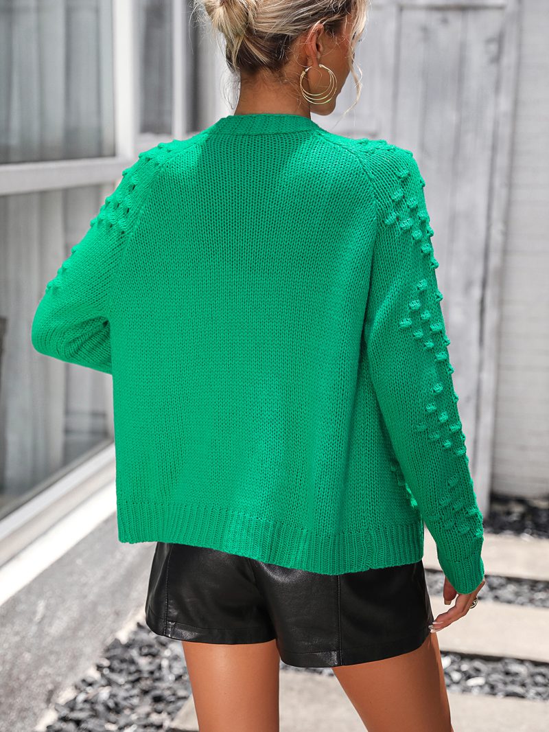 3D Pattern Knitted Cardigan Coat - Image 11