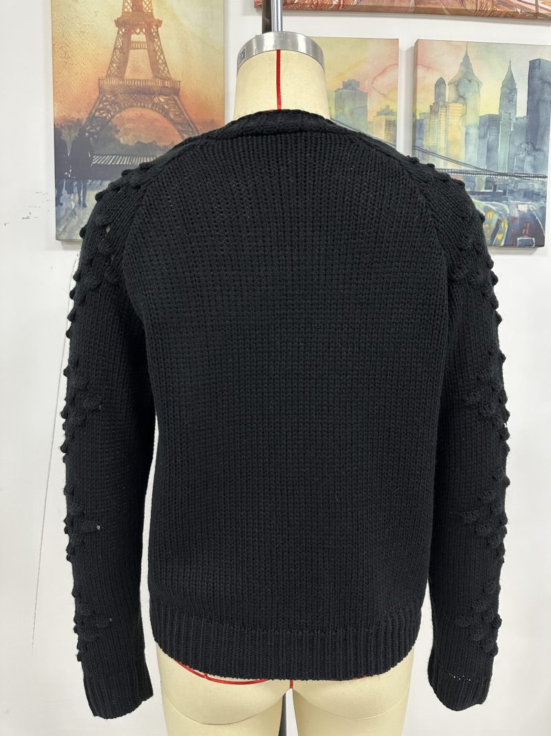 3D Pattern Knitted Cardigan Coat - Image 13