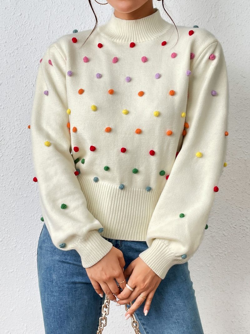 Beaded Color Women's Knitwear | Fashion Sweater - Image 8