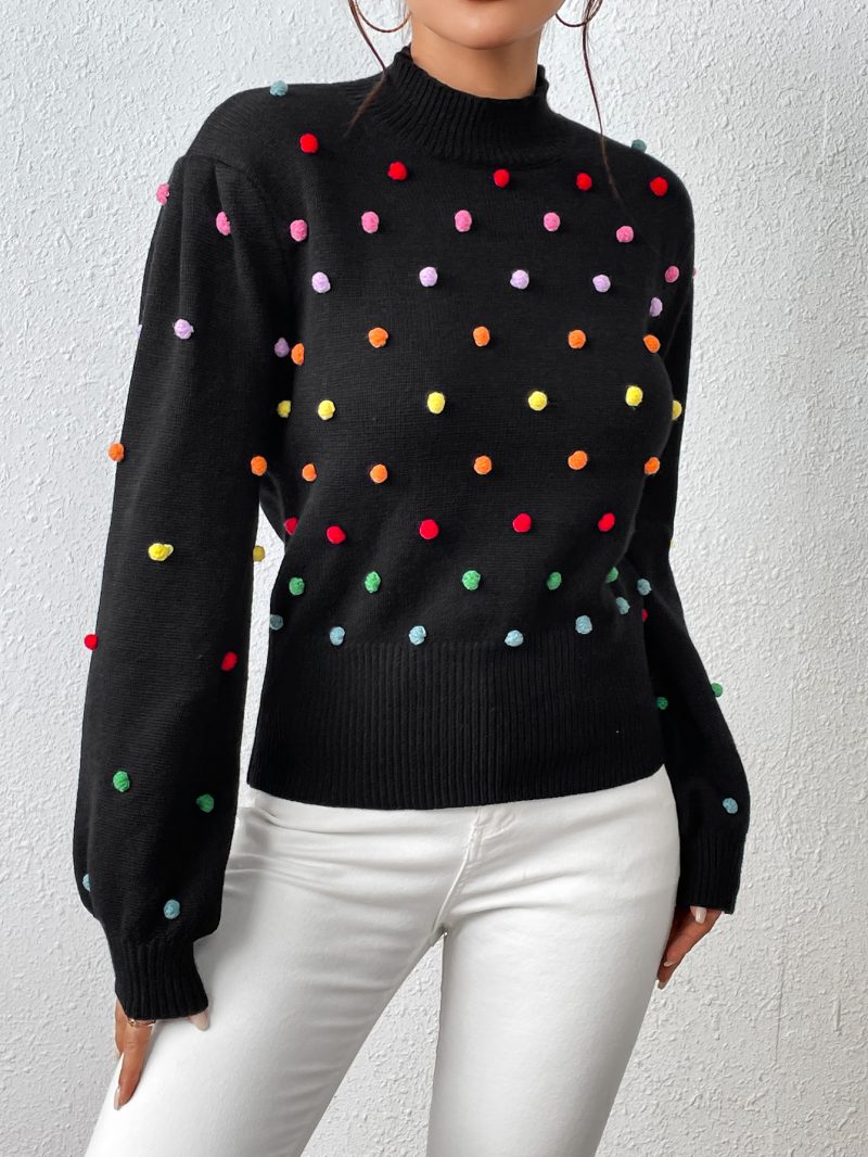 Beaded Color Women's Knitwear | Fashion Sweater - Image 11