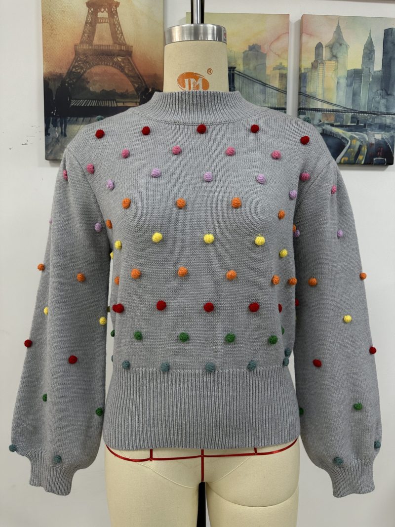 Beaded Color Women's Knitwear | Fashion Sweater - Image 13