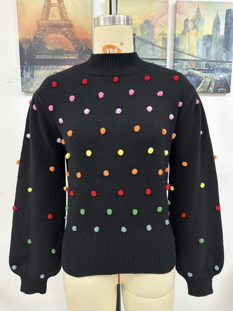 Beaded Color Women's Knitwear | Fashion Sweater - Image 14